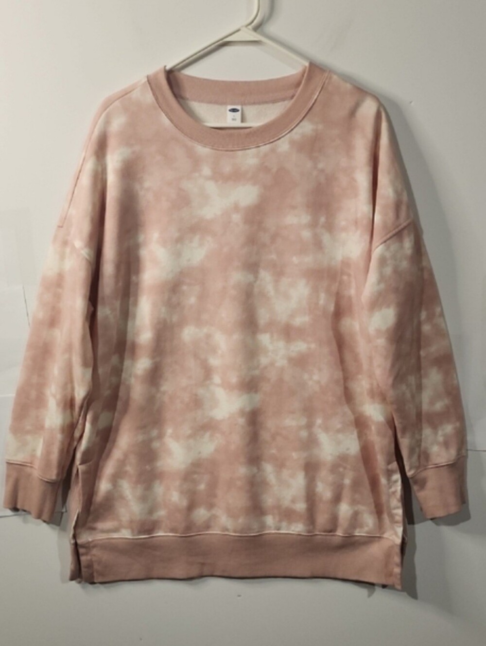 Women's Old Navy Tie-Dye Pullover Sweatshirt - Pink NWOT Size Large